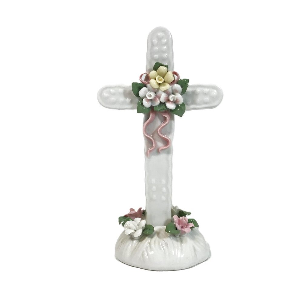 Porcelain Cross with Stand